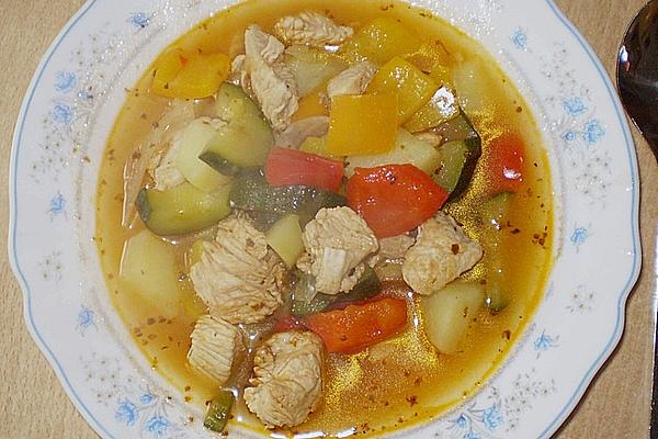 Colorful Turkey Stew