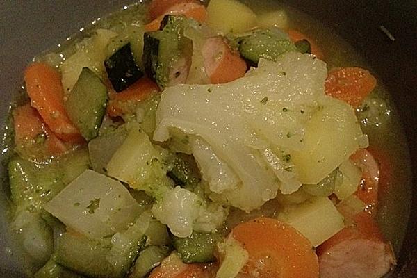Colorful Vegetable Pot