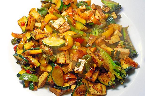 Colorful Vegetables with Tofu