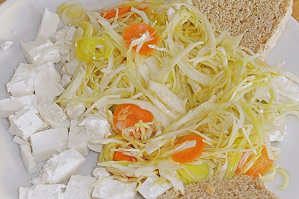 Colorful White Cabbage Salad