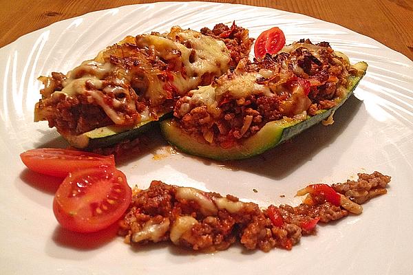 Colorful Zucchini Casserole with Ground Beef