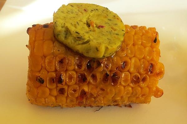 Corn on Cob with Melted Herb Butter