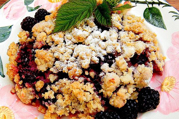 Cottage Cheese and Blackberry Crumble