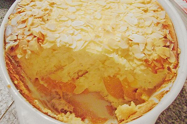Cottage Cheese Casserole with Apricots and Almonds