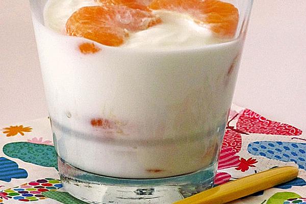 Cottage Cheese Yogurt with Mandarins