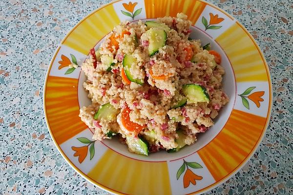 Couscous Pan with Bacon and Sour Cream