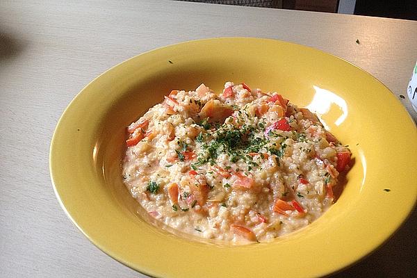 Couscous Pan with Peppers and Tomato