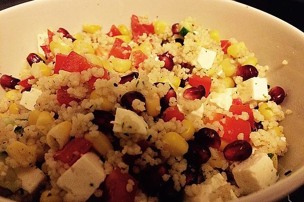 Couscous Salad with Pomegranate