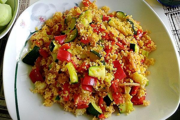 Couscous Vegetable Pan for Students