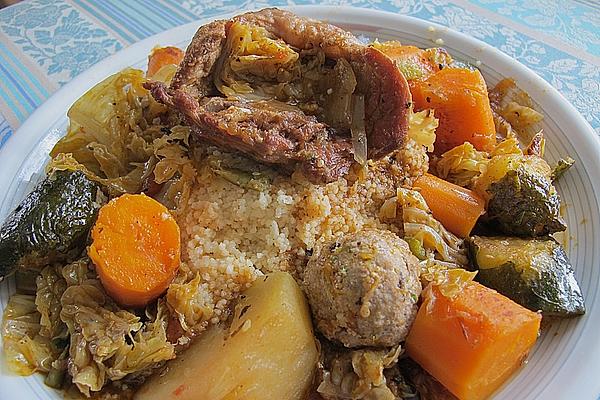 Couscous with Lamb and Meatballs