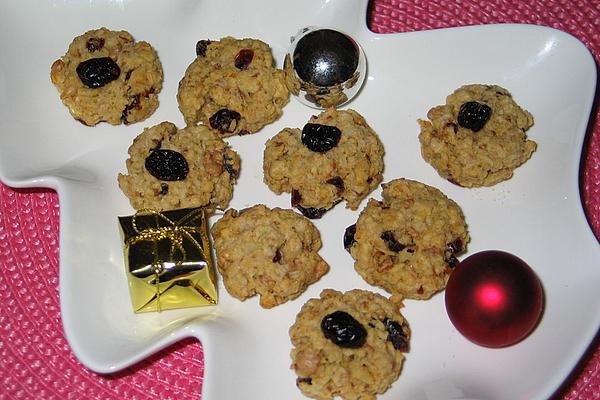 Cranberry and Oatmeal Cookies