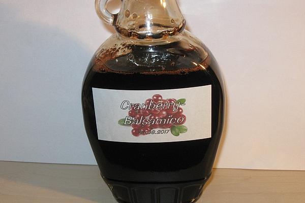 Cranberry Balsamic Vinegar