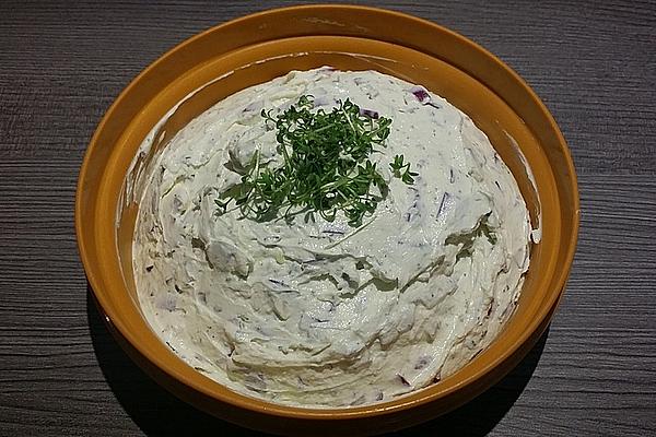 Cream Cheese Dip with Red Onions