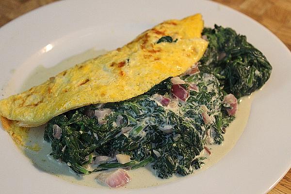 Cream Cheese – Spinach – Omelette