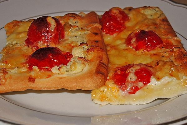 Cream Cheese – Tomato – Pizza