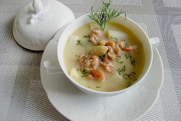 Cream Of Asparagus Soup with Crabs