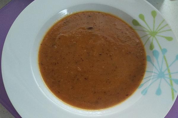 Cream Of Carrot Soup with Kidney Beans