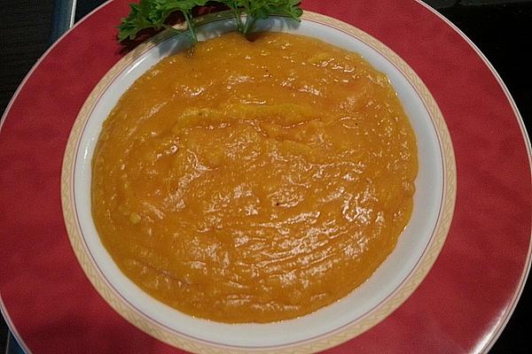 Cream Of Pumpkin Soup with Ginger