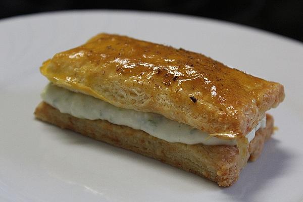 Cream Slices with Gruyère