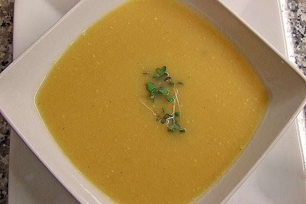 Cream Soup Made from Root Vegetables