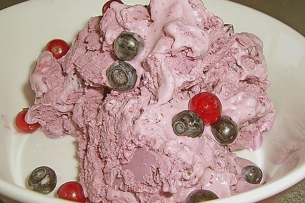 Creamy Blueberry Ice Cream
