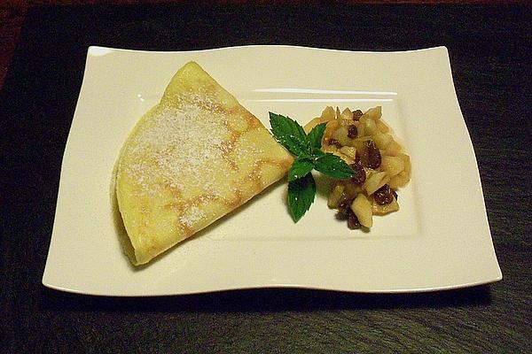 Crepes with Caramelized Apples