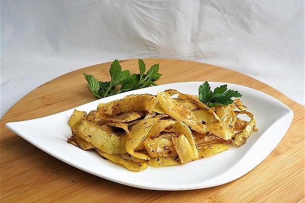 Crispy Potato Peels from Oven