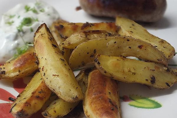 Crispy Potato Wedges from Tray
