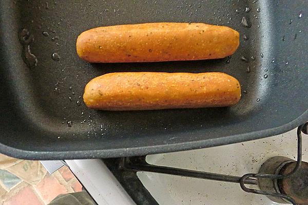 Crumbly Vegan Sausages