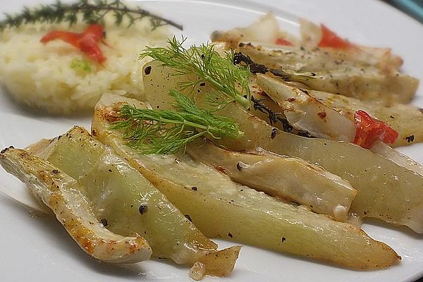 Crunchy Chayote and Fennel Vegetables from Oven