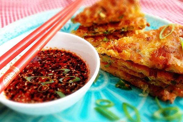 Crunchy Kimchi Pancakes