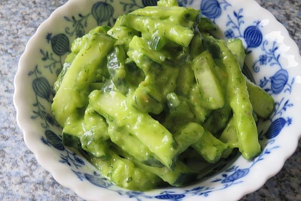 Cucumber and Avocado Salad