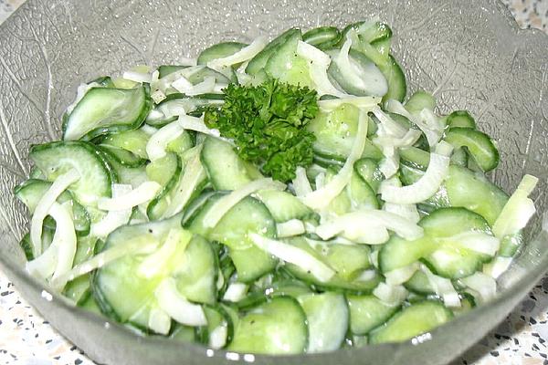 Cucumber Salad My Grandmother`s Style
