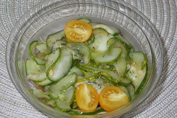 Cucumber Salad Sweet and Hot