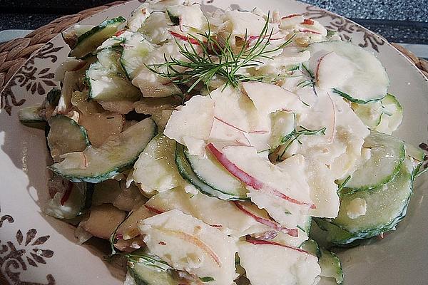 Cucumber Salad with Apples