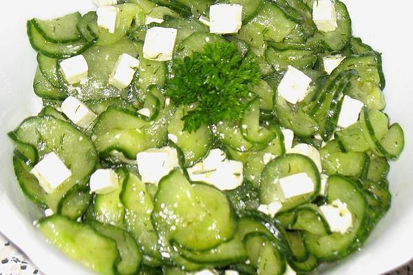 Cucumber Salad with Dill and Feta