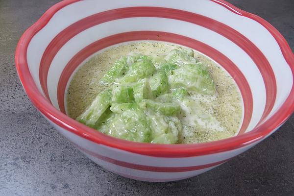 Cucumber Salad with Milk
