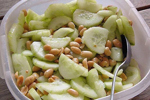 Cucumber Salad with Peanuts