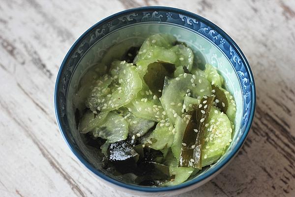 Cucumber Salad with Seaweed