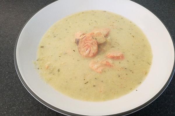 Cucumber – Salmon – Soup