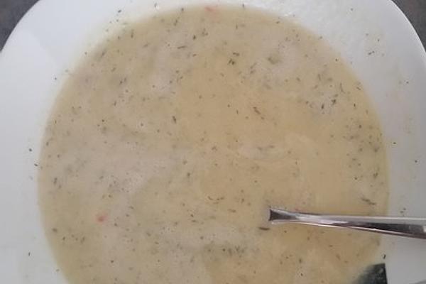Cucumber Soup with Onions