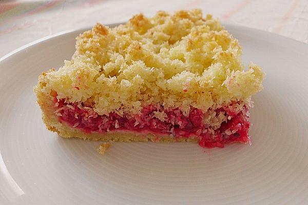 Currant Cake with Coconut Sprinkles
