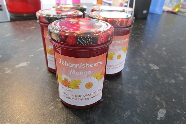 Currant – Mango – Jam with Coconut Liqueur