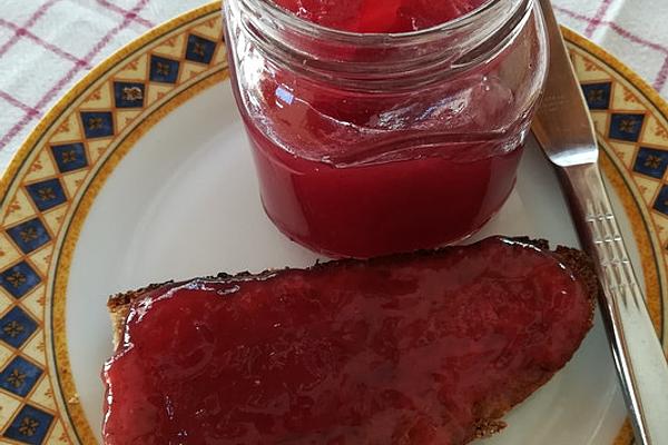 Currant-peach Jam with Vodka