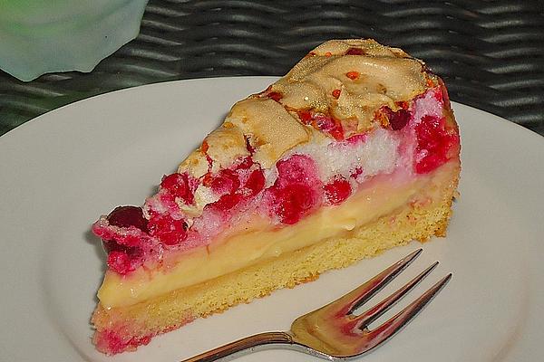 Currant Pudding Meringue Cake