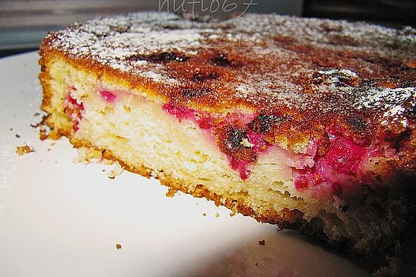 Currant Sponge Cake