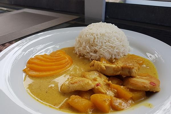 Curry – Chicken with Peaches