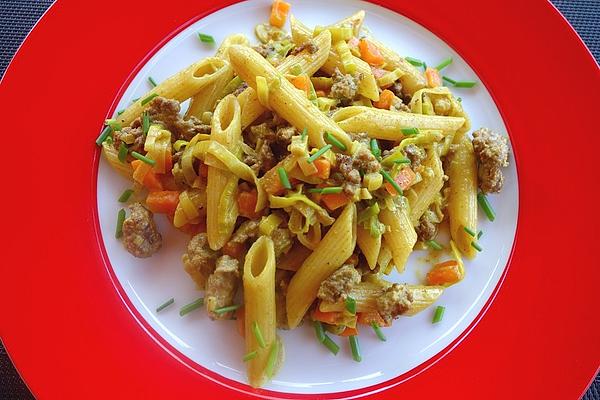Curry Cream – Noodles with Minced Meat