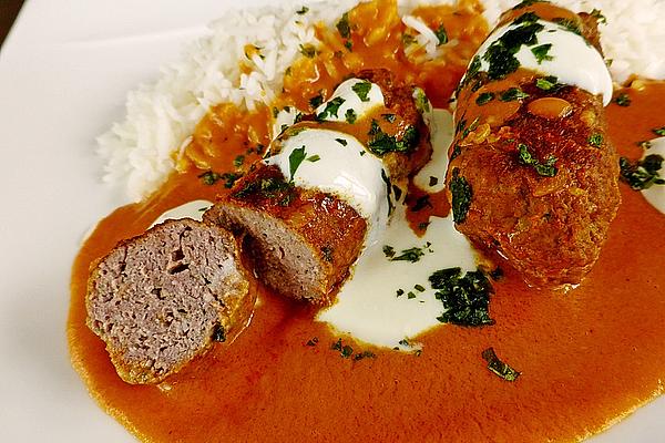 Curry – Kebab or Indian Meatballs in Curry Sauce