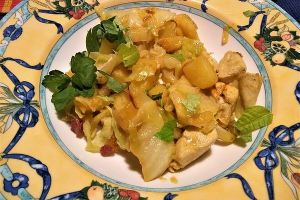 Curry Pointed Cabbage